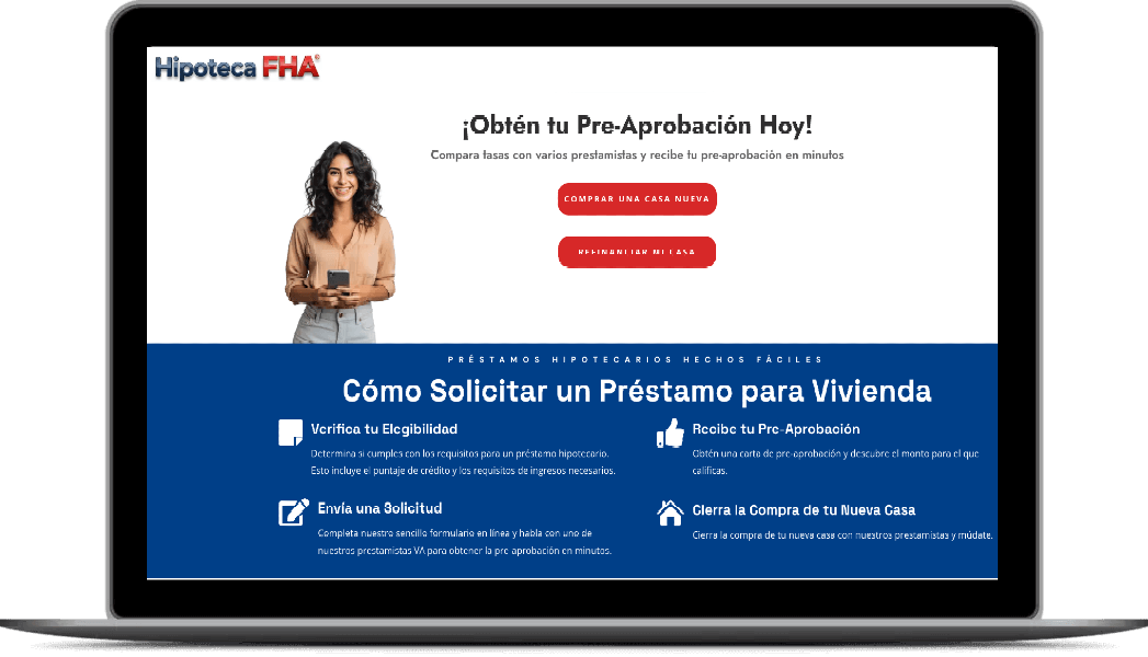 Hipoteca FHA laptop